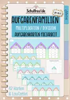 Vorschau - Arbeitsblätter - Aufgabenfamilien Mult/Div -Freiarbeitskarten Tauschaufgabe und Umkehraufgabe - Deckblatt