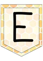 Vorschau - Mal- und Bastelvorlagen - Wimpel - Biene - Seite 3