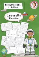 Vorschau - Arbeitsblätter - Planeten Leporello | Sonnensystem Grundschule Sachunterricht Klasse 1-2 - Deckblatt