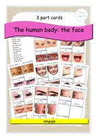 Aperçu - Apprentissages en autonomie - Human body - 3 part cards - ENGLISH - the face - cursive - Page de couverture