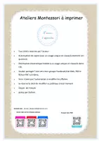 Aperçu - Apprentissages en autonomie - Human body - 3 part cards - ENGLISH - the face - MAJ - Page 1