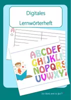 Vorschau - Fördermaterial/Inklusion - Digitales Lernwörterheft - Deckblatt