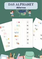 Vorschau - Arbeitsblätter - Paket: Deutsch für Ukrainer 📚 / Alphabet Spaß für klein und groß - Deckblatt