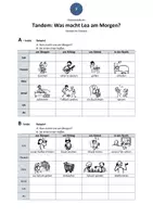 Vorschau - Arbeitsblätter - Zeitangaben & Präsens: Sprechen (DaZ/DaF) - geeignet für Erwachsene - Seite 3