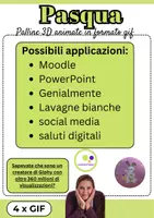anteprima - Materiale interattivo - Pasqua | 4 x Gif - Animazione | uso commerciale - Pagina 1