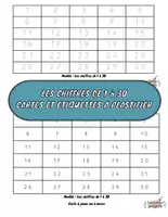 Aperçu - Jeux - Les chiffres de 1 à 30 (Frise numérique et cartes à plastifier) Maternelle - Page de couverture