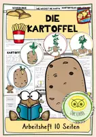 Vorschau - Arbeitsblätter - Die Kartoffel - Arbeitsheft - Grundschule - Deckblatt