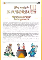 Vorschau - Mal- und Bastelvorlagen - Märchen planen und schreiben (mit Zauberbuch und Märchenfächer) - Seite 2