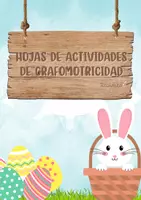 Vista previa - Hojas de trabajo - Hojas de actividades de GRAFOMOTRICIDAD - Portada