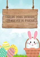 Vista previa - Juegos / Gamificación - Tablero Doble Entrada con Huevos de Pascua - Portada