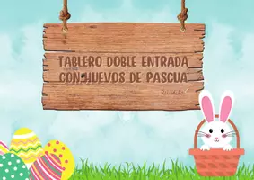 Vista previa - Juegos / Gamificación - Tablero Doble Entrada con Huevos de Pascua - página 1