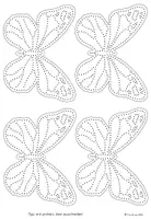 Vorschau - Mal- und Bastelvorlagen - Materialpaket "Schmetterlinge" Frühling Sommer - Seite 2