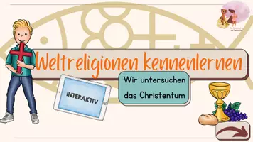 Vorschau - Interaktives Material - Christentum - interaktive Wissenskartei - Seite 1