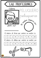 Vista previa - Unidades / Secuencias / Situaciones de Aprendizaje - FICHAS DE TRABAJO LAS PROFESIONES - página 3