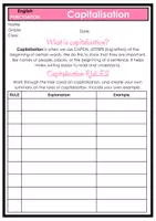 Vorschau - Stationenlernen - 20 Task Cards - English Punctuation - Capitalisation - Seite 1