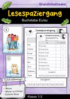Vorschau - Spiele - Lesespaziergang - Buchstabe Eu - Deckblatt