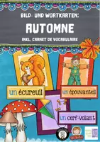 Vorschau - Merkblätter - Bild- und Wortkarten: automne (inkl. carnet de vocabulaire) - Deckblatt