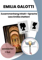 Vorschau - Stundenentwürfe - Emilia Galotti: Emilias erster Auftritt - animierter Chat - Deckblatt