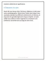 Aperçu - Apprentissages en autonomie - Écrire son autobiographie - Guide complet / Autobiography project in French - Page 3