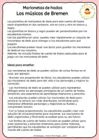 Vista previa - Manualidades / Dibujos para colorear - Los músicos de Bremen - Marionetas de Dedos - Cuento de Hadas - página 1