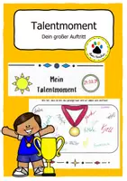 Vorschau - Anderer Materialtyp - Talentmoment - Dein großer Auftritt - Deckblatt