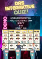 Vorschau - Spiele - DEMO - VORLAGE - DER GROßE PREIS- Quiz - interaktive PowerPoint - Deckblatt