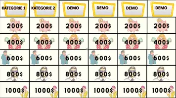 Vorschau - Spiele - DEMO - VORLAGE - DER GROßE PREIS- Quiz - interaktive PowerPoint - Seite 3