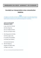 Vorschau - Arbeitsblätter - "Mondnacht" von Eichendorff - Analyse in Stichpunkten - Seite 2