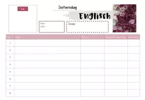 Vorschau - Anderer Materialtyp - Stoffverteilungsplan Blanko *alle Fächer/Klassen/Bundesländer* digital bearbeitbar #LMPkracher2020 - Seite 2