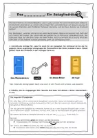 Vorschau - Arbeitsblätter - Satzgliedrätsel: Das Subjekt kennenlernen (5./6. Klasse) - Deckblatt