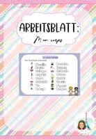 Vorschau - Arbeitsblätter - Arbeitsblatt: Le corps humain - Deckblatt