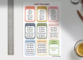Προεπισκόπηση - Flashcards - Χρόνοι ρημάτων - Κάρτες μπρελόκ - Εξώφυλλο