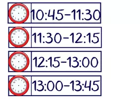 Vorschau - Poster - Tagestransparenz mit Uhrzeit Aushang Classroom - Seite 3