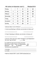 Vorschau - Arbeitsblätter - Arbeit mit dem Kalender - Übungen und Test - Seite 2