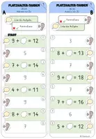 Vorschau - Aufgabenkarten - Tandemaufgaben ZR 20 - Platzhalter | Addition mit ZÜ - Seite 3
