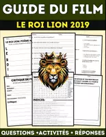 Aperçu - Jeux - Guide du film: Le Roi Lion 2019 Questions, Activités Puzzles, Réponses. - Page de couverture