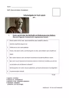 Vorschau - Test - Lateinschulaufgabe 10. Klasse - Cicero, de oratore - Deckblatt