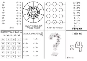 Vista previa - Hojas de trabajo - Paquete de materiales MULTIPLICACIÓN - página 2