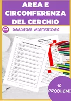 anteprima - Esercizi - Area e circonferenza del cerchio | Immagine Misteriosa - Pagina di copertina