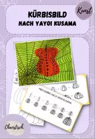 Vorschau - Arbeitsblätter - Kürbisbild nach Yayoi Kusama - Deckblatt