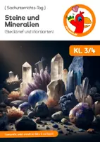 Vorschau - Arbeitsblätter - Steine & Mineralien: Steckbriefe (Kl. 4) - Deckblatt