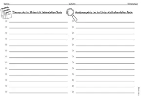 Vorschau - Arbeitsblätter - Textanalyse: Deutungshypothese finden und Text strukturieren - Seite 3