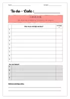 Vorschau - Anderer Materialtyp - Blanko-Vorlage : To-Do-Liste (Schulbeginn, Jahresbeginn, Schulstart, Classroom Management) - Seite 2