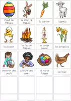 Vorschau - Arbeitsblätter - Französisch - Wortschatz: Ostern / Paques - Seite 1