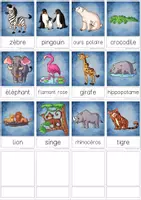 Vorschau - Arbeitsblätter - Französisch - Wortschatz: Im Zoo / Animaux Zoo - Seite 1