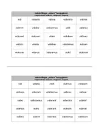 Vorschau - Interaktives Material - Latein-Bingo: "videre" konjugieren (im Aktiv) - Seite 1