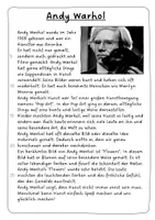 Vorschau - Mal- und Bastelvorlagen - "In voller Blüte" nach Andy Warhols "Flowers" - Kunstwerkbetrachtung, Kunstidee Frühling, Sommer - Seite 2