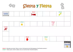 Vorschau - Arbeitsblätter - SIESTA Y FIESTA - Würfelspiel Spanisch - juego de verbos - Seite 3