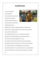Vorschau - Text - Streitgeschichten: Ein Ball für Zwei - Deckblatt