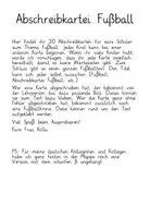 Vorschau - Arbeitsblätter - Fußball Weltmeisterschaft 2026 : Abschreibkartei Fußball - Seite 1
